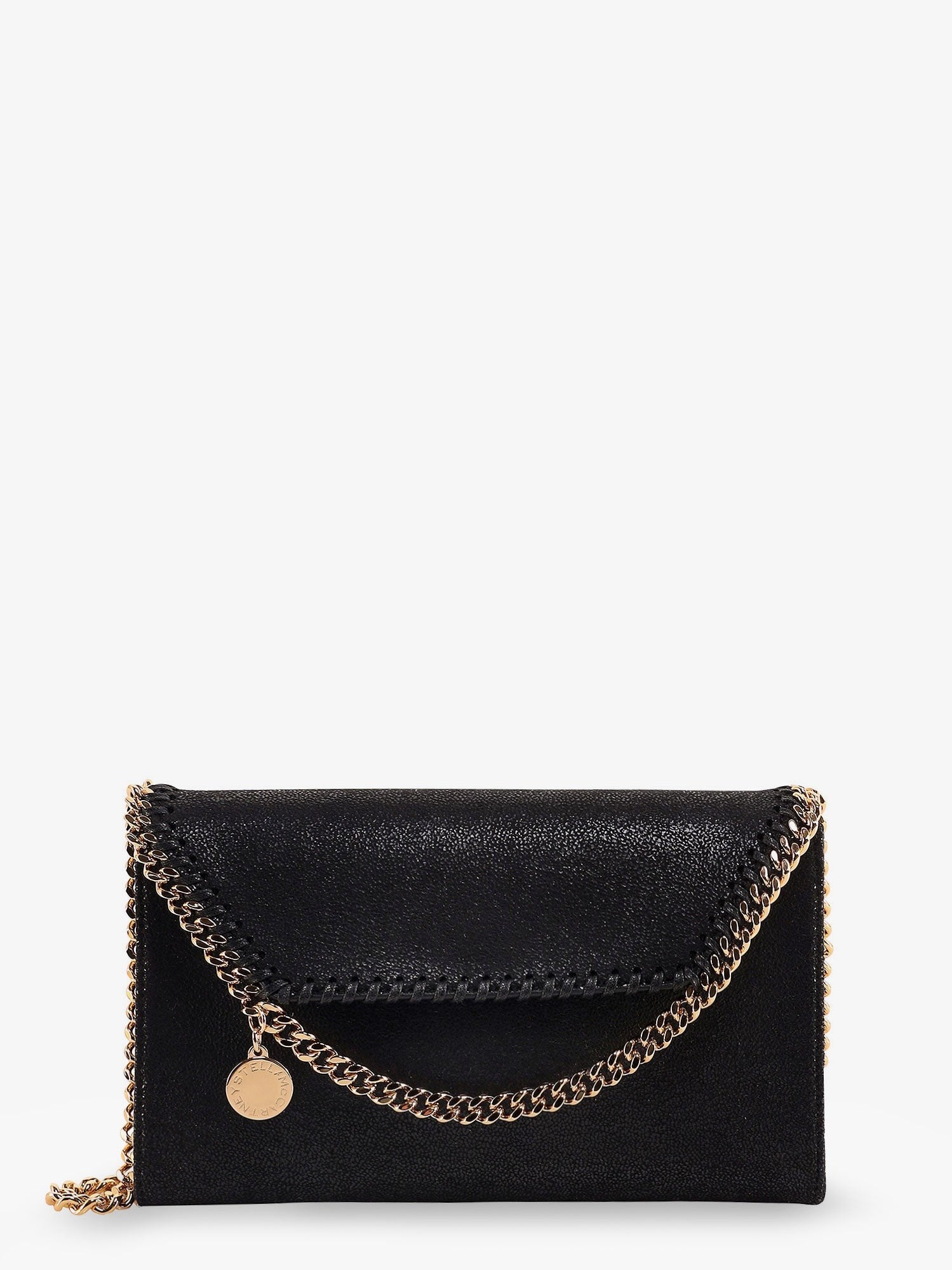 Stella McCartney Women's Falabella Wallet Shaggy Deer Crossbody Bag Black