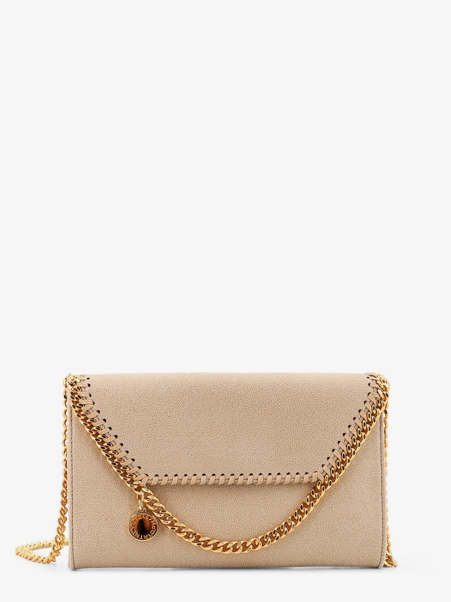 Stella McCartney Women's Falabella Wallet Shaggy Deer Crossbody Bag White