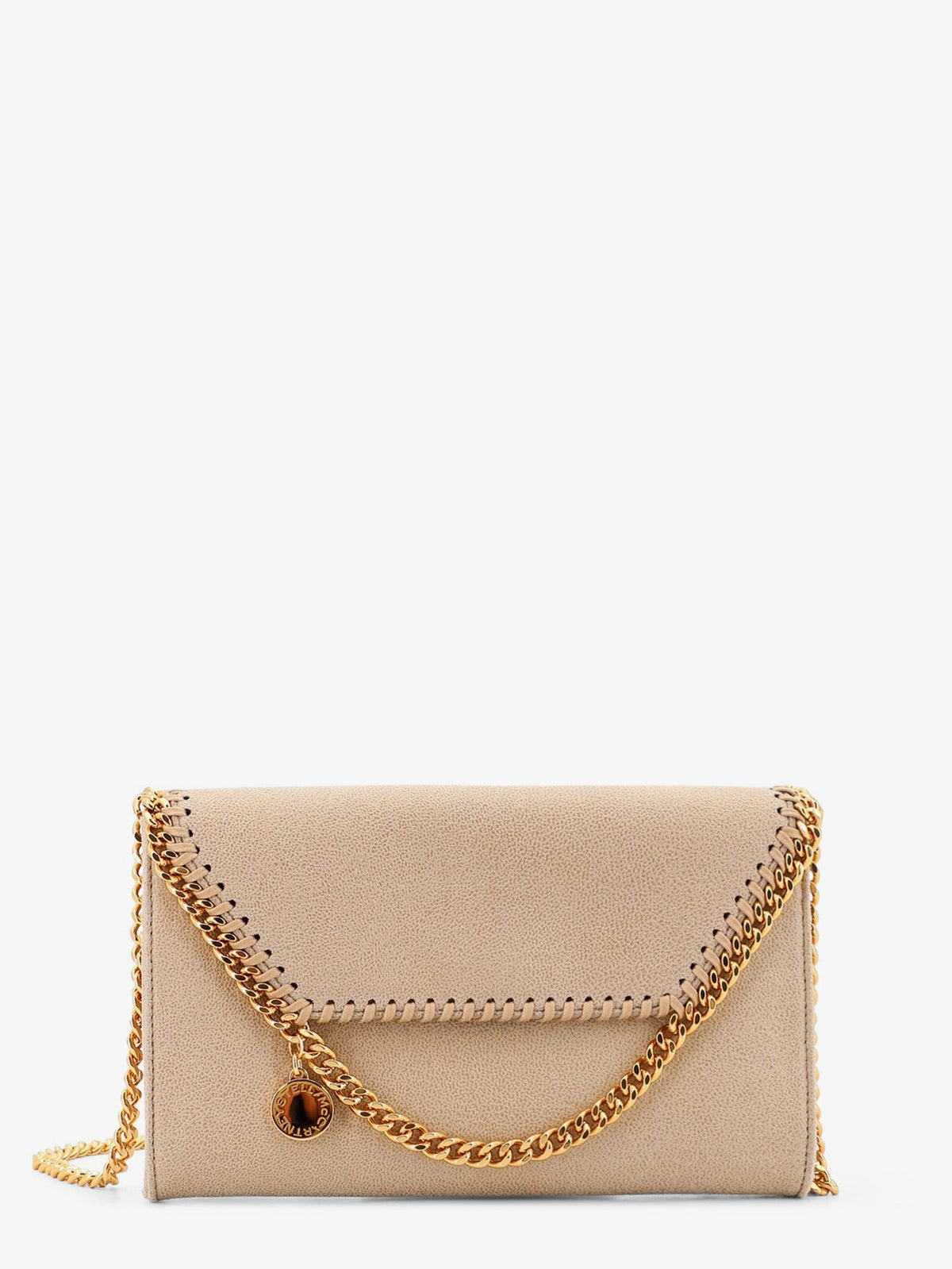 Stella McCartney Women's Falabella Wallet Shaggy Deer Crossbody Bag White