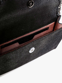 Stella McCartney Women's Falabella Wallet Shaggy Deer Crossbody Bag Black