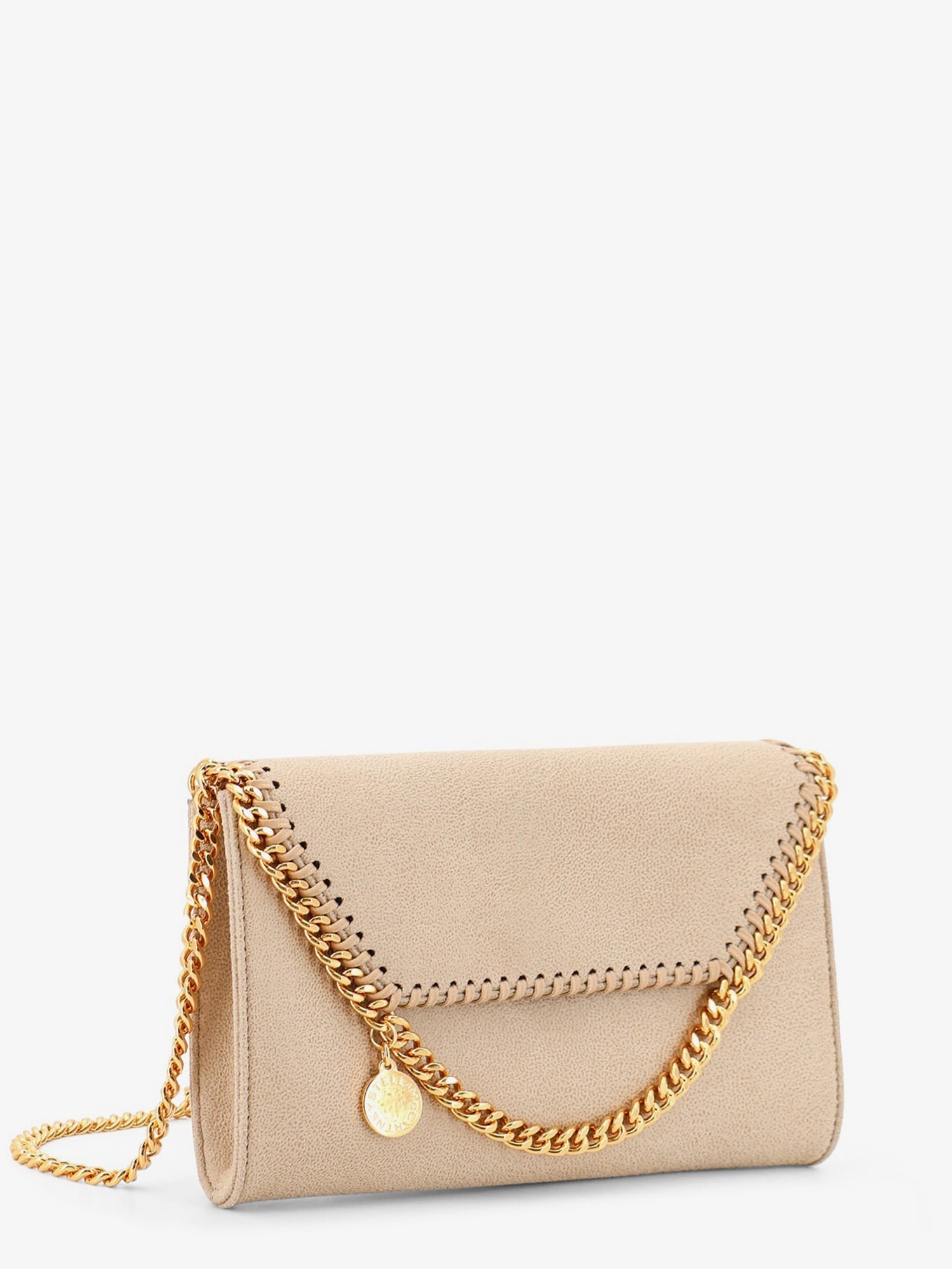 Stella McCartney Women's Falabella Wallet Shaggy Deer Crossbody Bag White