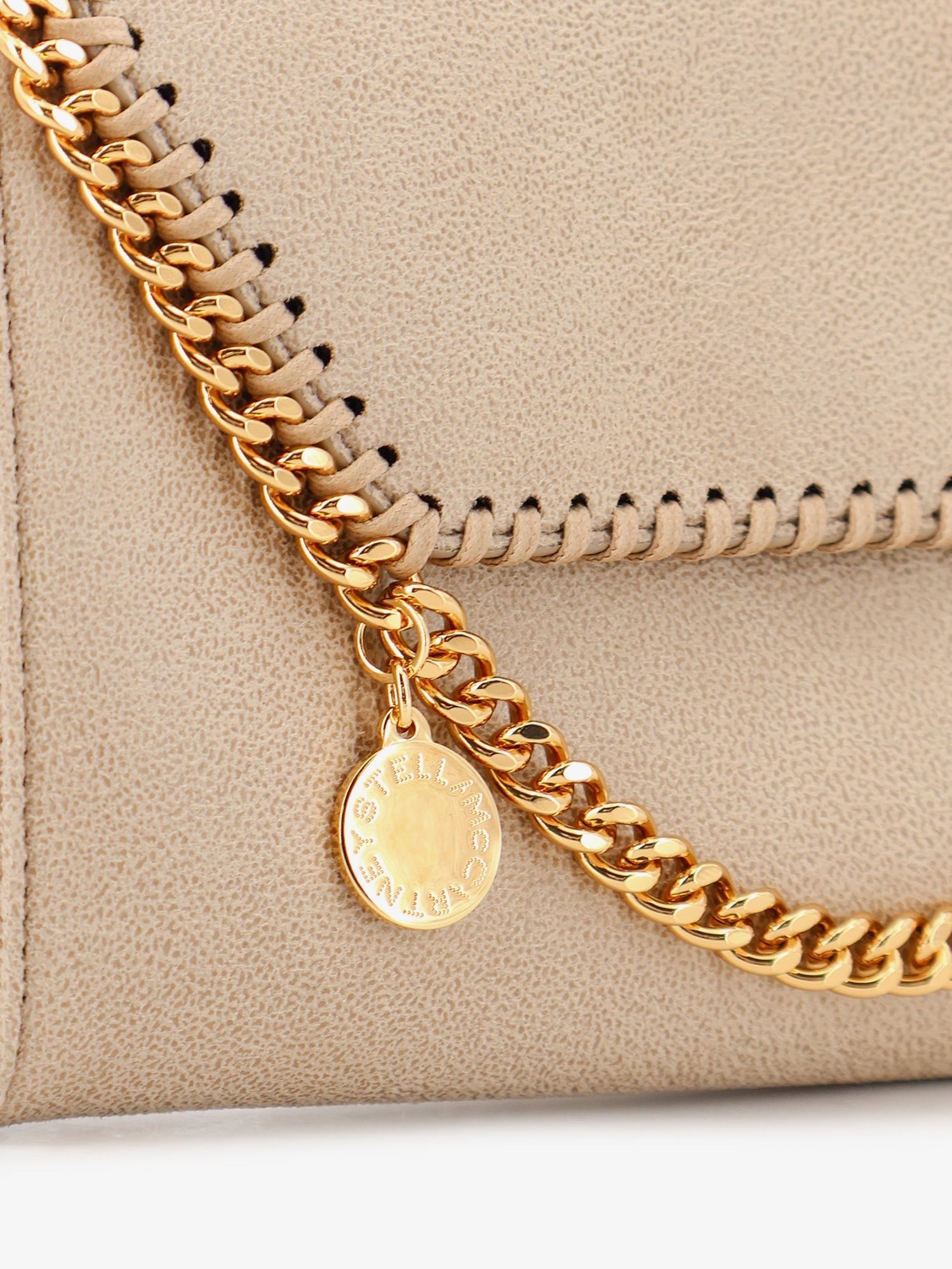 Stella McCartney Women's Falabella Wallet Shaggy Deer Crossbody Bag White