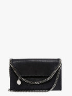 Stella McCartney Women's Falabella Wallet Shaggy Deer Crossbody Bag Black