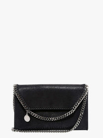 Stella McCartney Women's Falabella Wallet Shaggy Deer Crossbody Bag Black