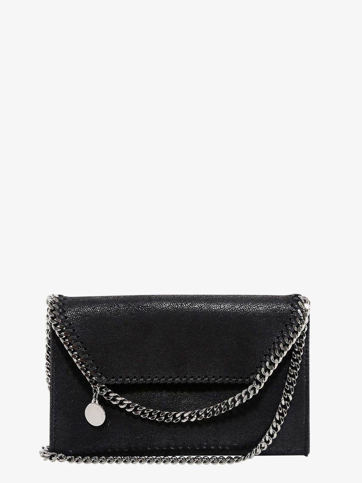 Stella McCartney Women's Falabella Wallet Shaggy Deer Crossbody Bag Black