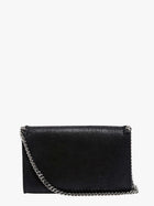 Stella McCartney Women's Falabella Wallet Shaggy Deer Crossbody Bag Black, view 2