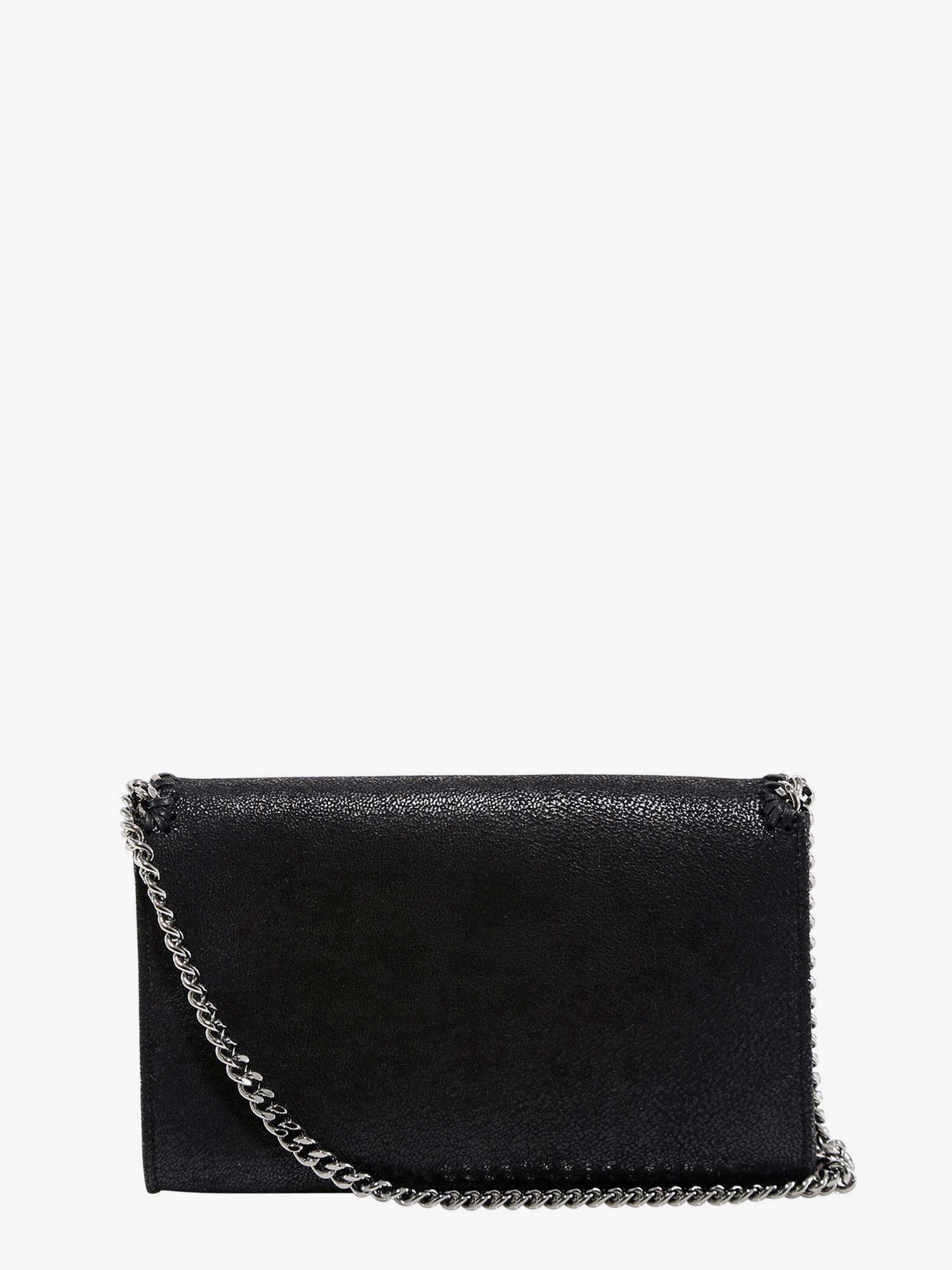 Stella McCartney Women's Falabella Wallet Shaggy Deer Crossbody Bag Black