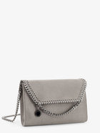 Stella McCartney Women's Falabella Wallet Shaggy Deer Crossbody Bag Grey, view 3