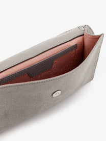 Stella McCartney Women's Falabella Wallet Shaggy Deer Crossbody Bag Grey