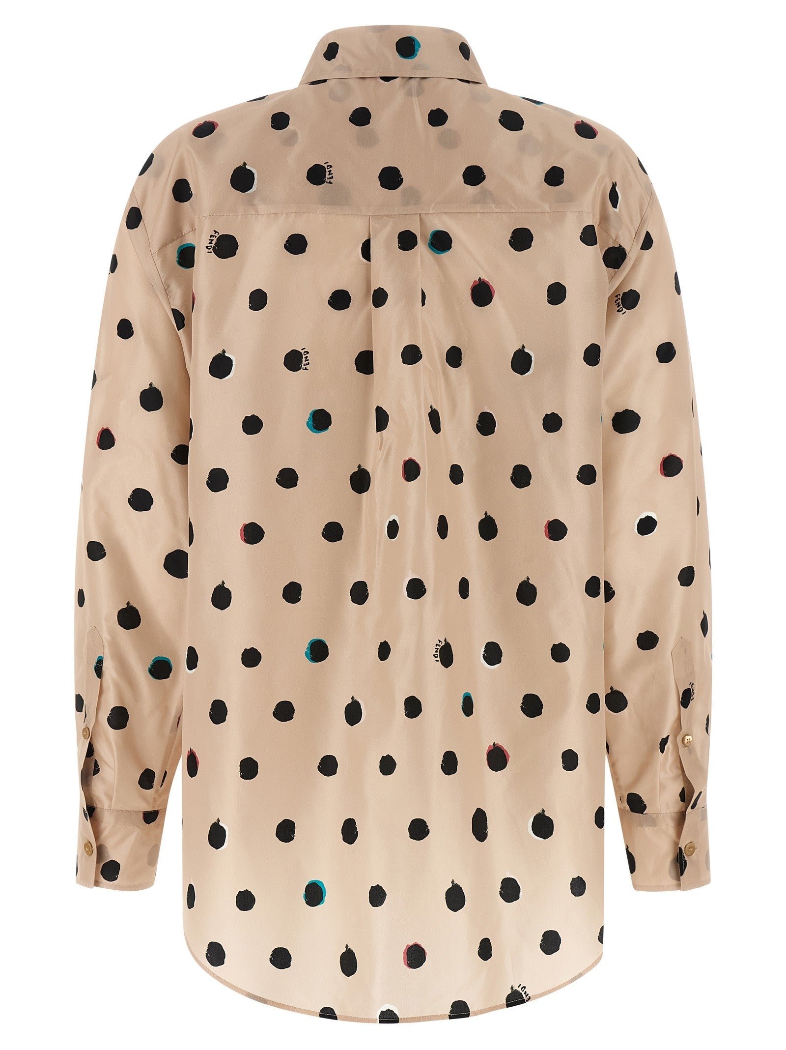 Fendi Falena Dots Shirt Blue
