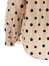 Fendi Falena Dots Shirt Blue