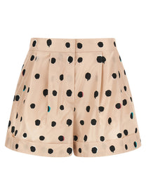 Fendi Falena Dots Shorts Blue