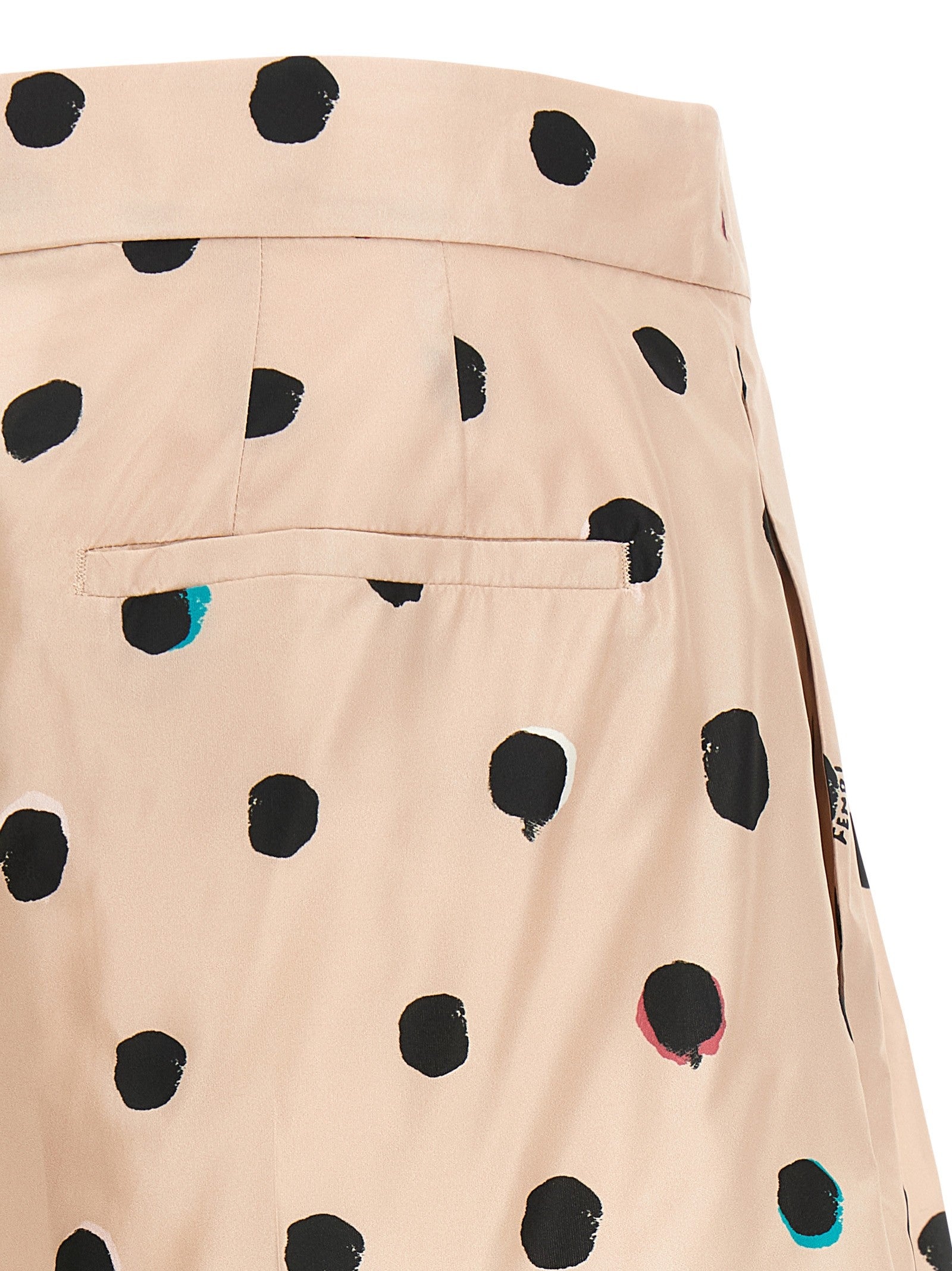 Fendi Falena Dots Shorts Blue