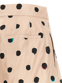 Fendi Falena Dots Shorts Blue