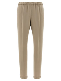 Alberto Biani Fall Pants Beige