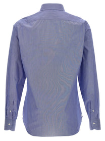 Borriello Falso Unito Cotton Shirt Blue