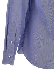 Borriello Falso Unito Cotton Shirt Blue