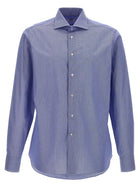 Borriello Falso Unito Cotton Shirt Blue