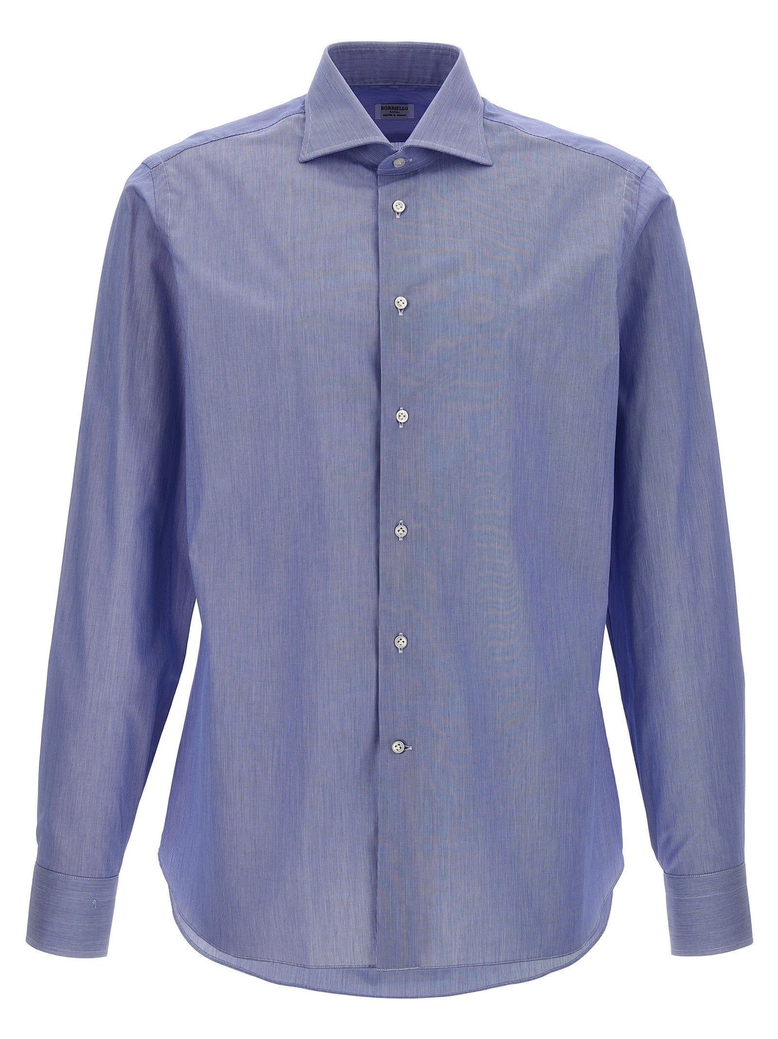 Borriello Falso Unito Cotton Shirt Blue
