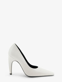 JUDE Women's Fame Leather Décolleté White