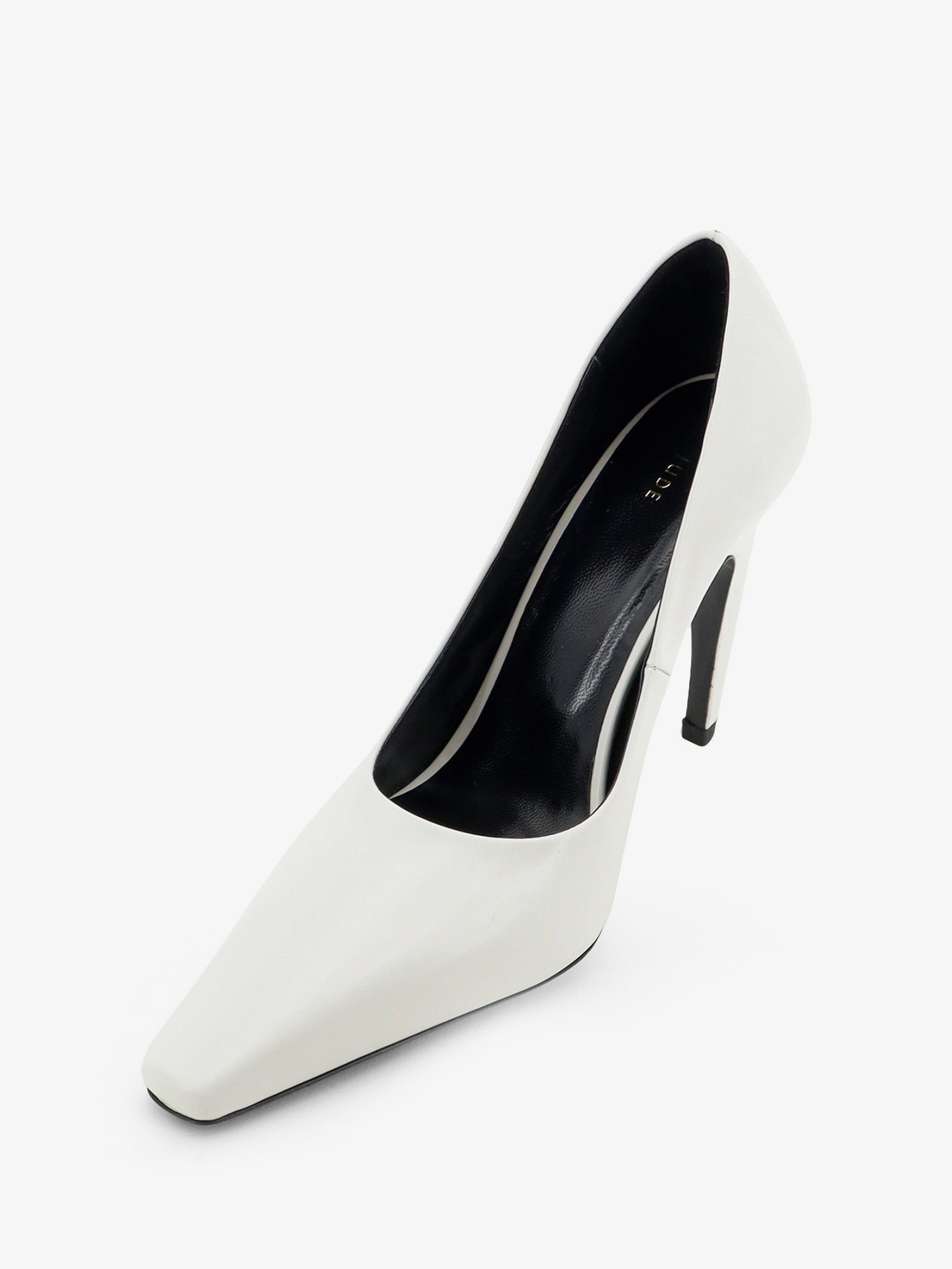 JUDE Women's Fame Leather Décolleté White