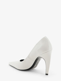 JUDE Women's Fame Leather Décolleté White