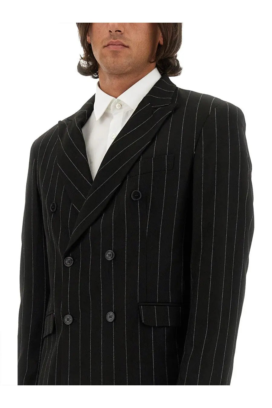 Family First Men's Double Breasted Jacket Black, view 4