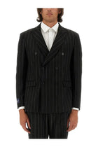 Family First Men's Double Breasted Jacket Black