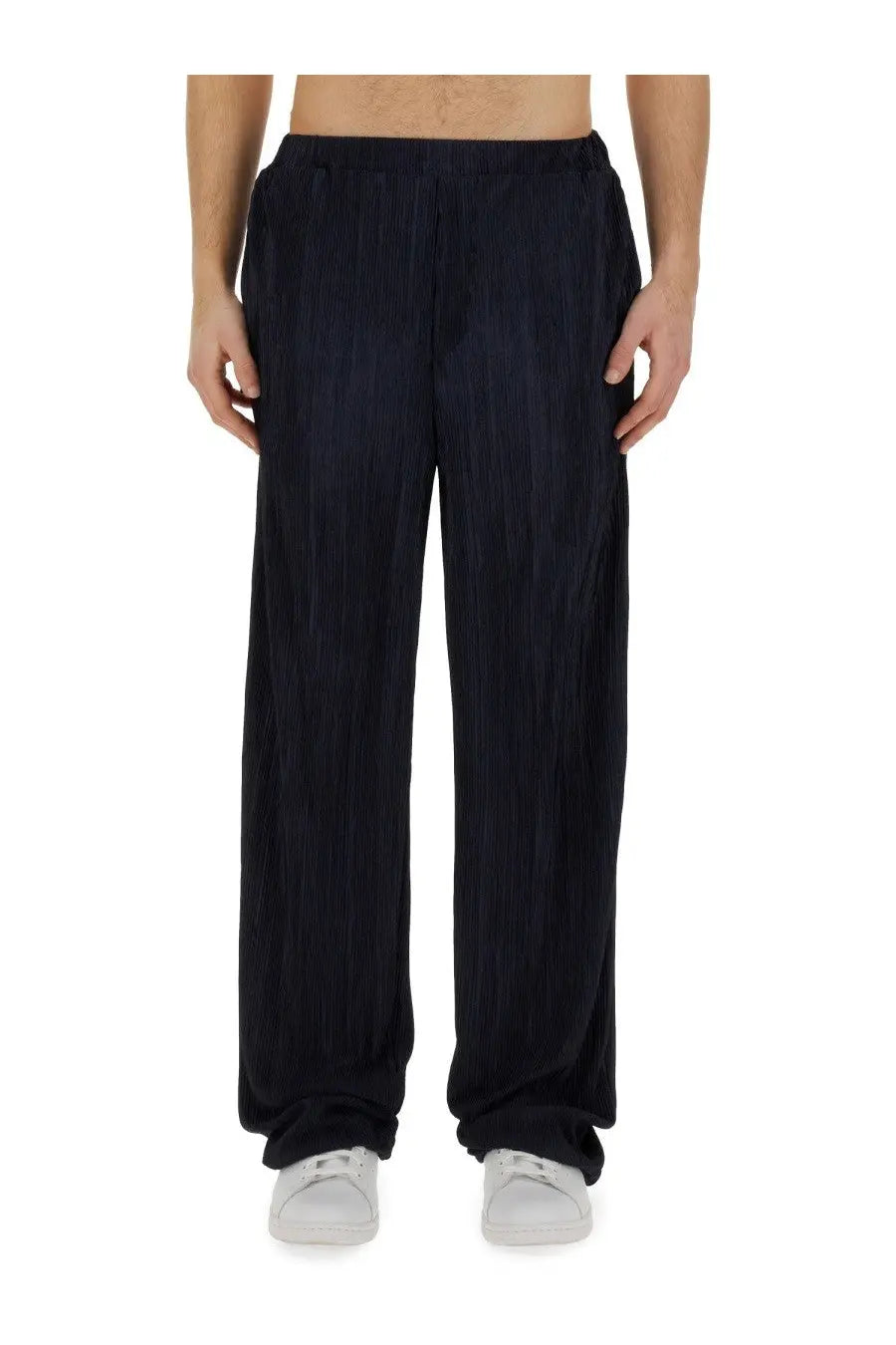 Family First Men's Pleated Pants Blue
