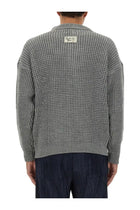 Family First Men's Polo Cardigan Grey, view 4