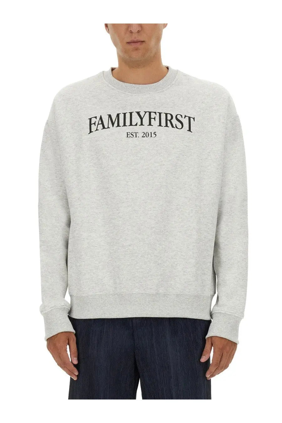 Family First Men's Sweatshirt Grey