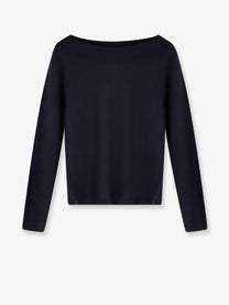 Max Mara Women's Faretra Cashmere Sweater Blue