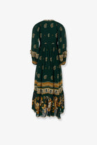 FARM Rio Women's Ayla Maxi Dress Green, view 4