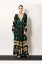 FARM Rio Women's Ayla Maxi Dress Green, view 2