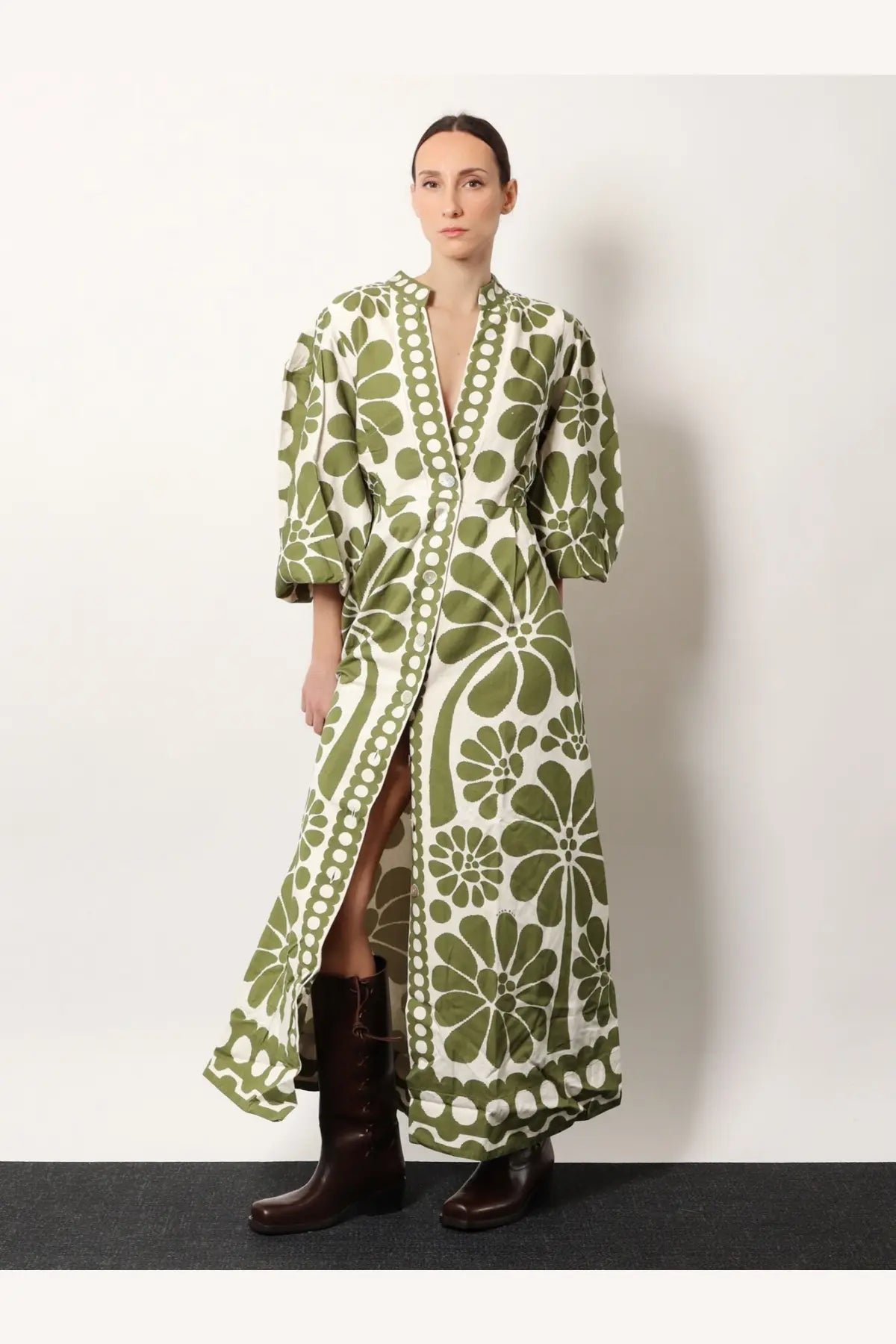 FARM Rio Women's Palermo Maxi Dress Green, view 2