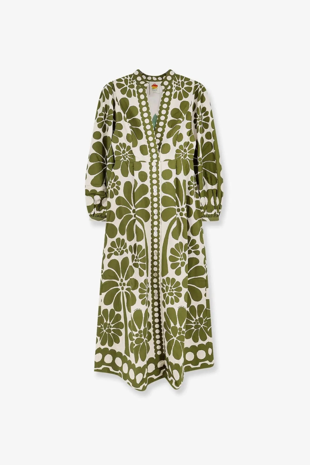 FARM Rio Women's Palermo Maxi Dress Green