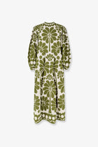 FARM Rio Women's Palermo Maxi Dress Green, view 4