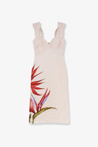 FARM Rio Women's Strelizia Linen Dress Beige