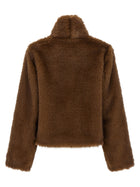 B&amp;B Couture Farrah First Eco Fur Coat Brown, view 2