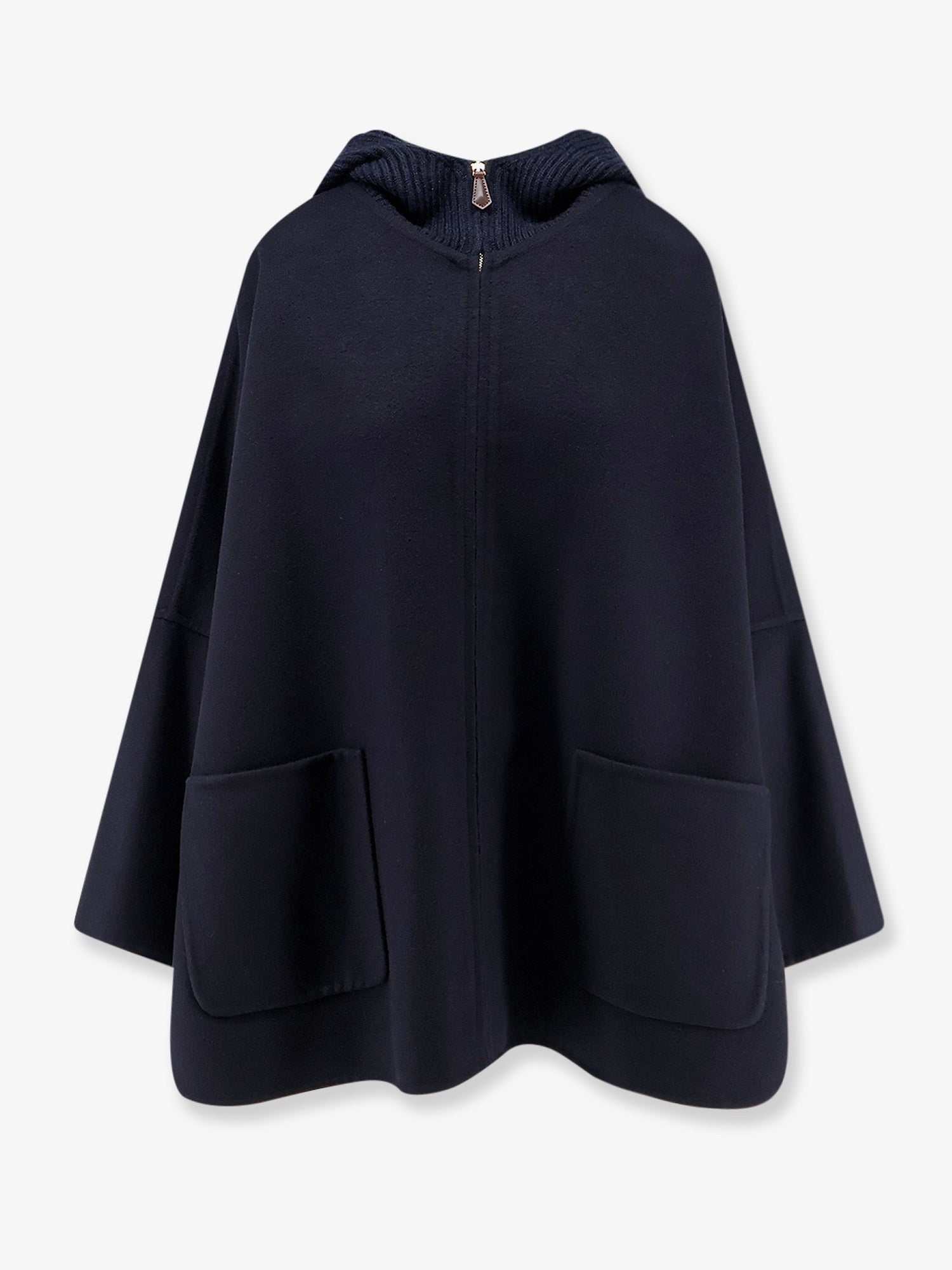 Loro Piana Women's Farrel Cape Cashmere Coat Blue