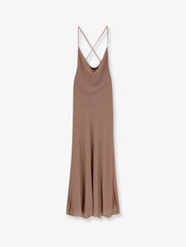 Pinko Women's Farro Long Dress Pink