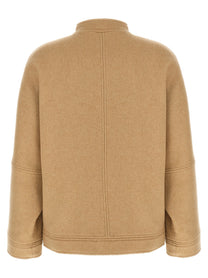 Max Mara Fascia Bomber Jacket Beige