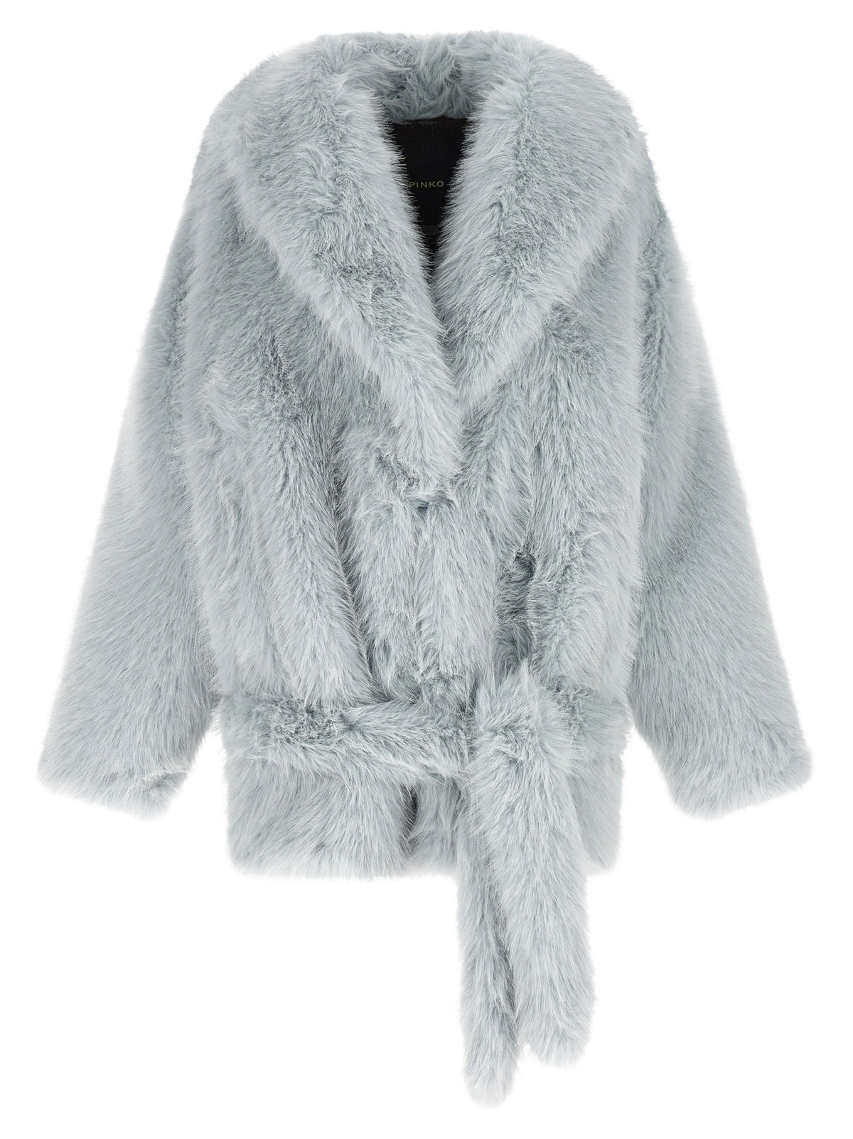 Pinko Faux Fur Blouson Blue