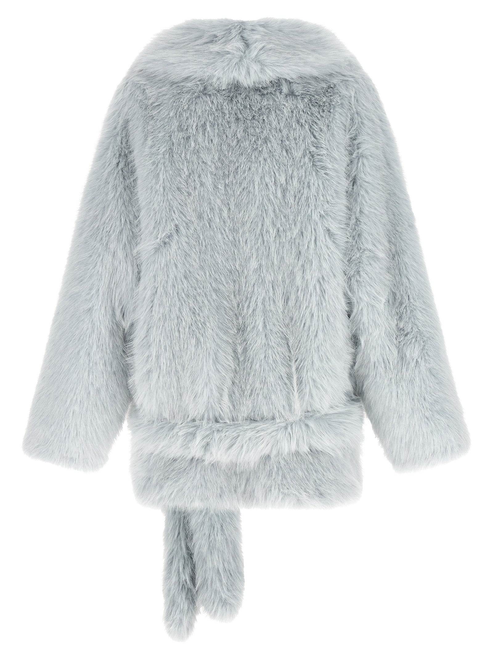 Pinko Faux Fur Blouson Blue