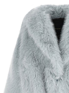 Pinko Faux Fur Blouson Blue, view 3