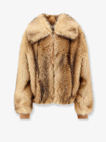Nude Lucy Women's Faux Fur Jacket Brown