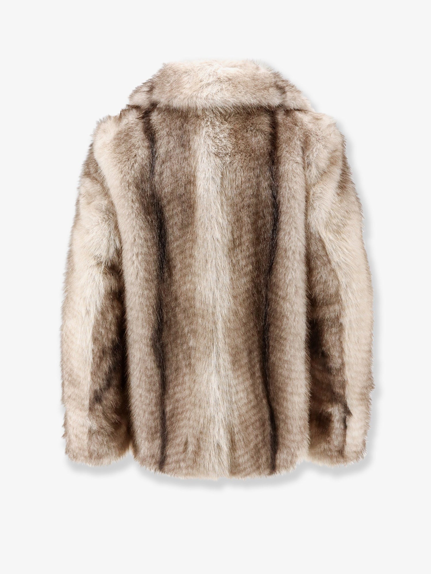 Nude Lucy Women's Faux Fur Jacket Silver