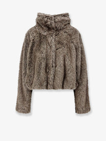 Alysi Women's Faux Fur Jacket FUME