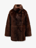 Valentini 1972 Women's Faux Fur Jacket Brown