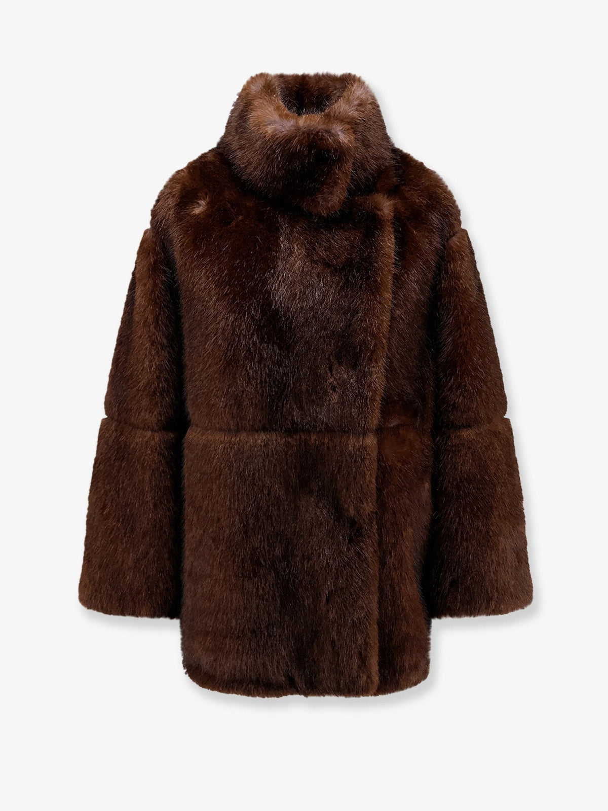 Valentini 1972 Women's Faux Fur Jacket Brown